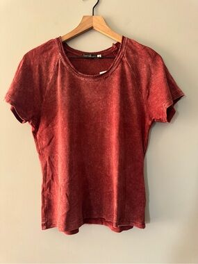 Options | eyelet sparkle short sleeve top | M
